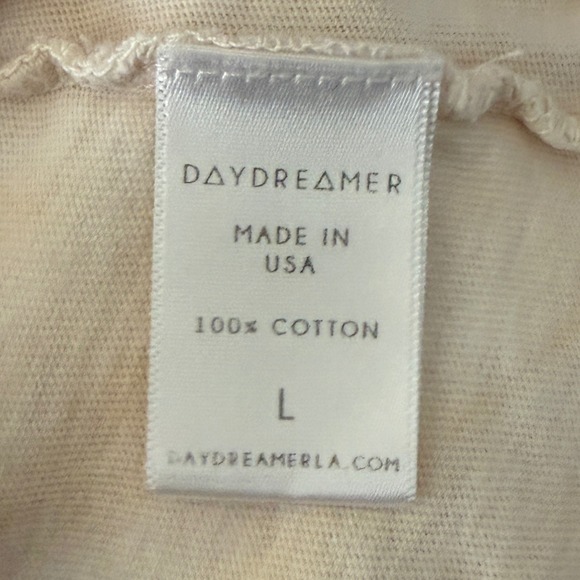 DAYDREAMER Womens Large Neon Floral Tie Dye Love Free Tee Boho Hippie Indie - Picture 5 of 7